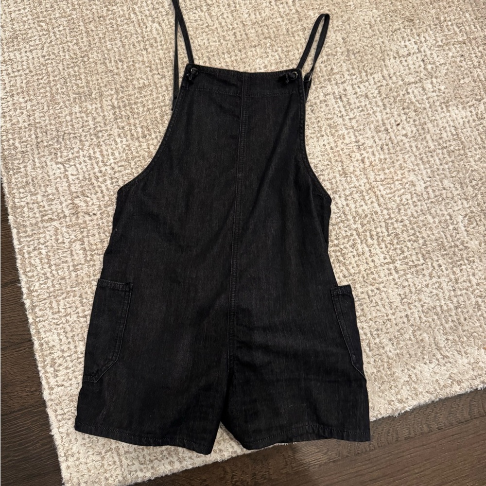 BDG Charcoal Denim Overalls